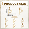8Pcs Brass Charms KK-LP0001-85P-2