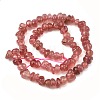 Natural Strawberry Quartz Beads Strands G-P622-B01-02-3