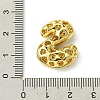 Rack Plating Brass Cubic Zirconia Pendants KK-S378-02G-S-3