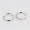 Tarnish Resistant 304 Stainless Steel Saw Cut Open Jump Rings STAS-N015-04-14x1.2mm-1