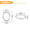 1000Pcs 304 Stainless Steel Jump Rings STAS-DC0011-95-2