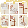 Velvet Jewelry Organizer Stands ODIS-WH0086-206-4