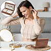 Rectangle Wooden Jewelry Organizer Magnetic Boxes CON-WH0112-073B-5
