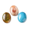 Natural Striped Agate/Banded Agate Cabochons G-H296-01G-1