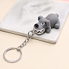 Resin Cartoon Animals Keychain PW-WG737BC-04-1