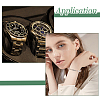 3Pcs 3 Styles 304 Stainless Steel Watch Band Clasps STAS-HS0001-91P-5