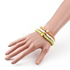 3Pcs 3 Styles Polymer Clay Heishi Beads Stretch Bracelets Sets BJEW-JB05920-5