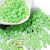 Imitation Jade Glass Seed Beads SEED-Z001-A-A14-1