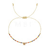 Bohemian Style Brass Charm Bracelets JG3497-13-1
