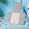 Portable Travel Velvet Pearl Necklaces Flap Carring Cases TP-WH0025-01C-4