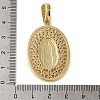 Rack Plating Brass Micro Pave Clear Cubic Zirconia Pendants KK-C067-09G-03-3