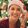 Christmas Star & Bell Alloy Pendant Necklaces & Charm Bracelets & Dangle Earrings SJEW-AN0001-15-6