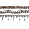 Electroplate Transparent Glass Beads Strands X-EGLA-A035-T4mm-A16-4