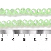Baking Electroplate Glass Beads Strands DGLA-A039-J8mm-B10-4