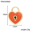 304 Stainless Steel Enamel Pendants STAS-OY006-48G-2