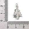 Christmas Brass Micro Pave Cubic Zirconia Pendants KK-L258-04P-A02-3
