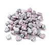 Opaque Acrylic Beads OACR-M015-16F-1