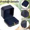 Rectangle Cardboard Jewelry Couple Ring Storage Boxes CON-CL0001-15-6