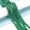 Electroplate Glass Beads Strands LS-EGLA-A034-T10mm-L12-4