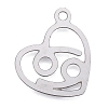 Non-Tarnish 304 Stainless Steel Pendants LS-STAS-M228-A01-01P-2