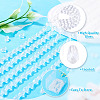 5 Strands Transparent Teardrop Glass Beads Strands GLAA-TA0004-21B-5