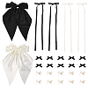 6 Styles Bowknot Polyester Hair Barrettes PHAR-SP0001-22A-1