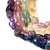 Natural Strawberry Quartz & Citrine & Amethyst & Green Aventurine & Lapis Lazuli Beads Strands G-L610-B15-01-5
