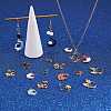 40Pcs 20 Style Golden Alloy Enamel Pendant ENAM-SZ0002-11-6