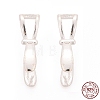 925 Sterling Silver Ice Pick Pinch Bails STER-D035-40A-01S-4