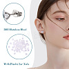 40Pcs 5 Size Crystal Rhinestone Tiny Star Stud Earrings EJEW-TA0001-13-7