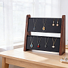 Double-Layer Wooden Jewelry Display Stand ODIS-WH0099-284B-4