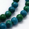 Synthetic Chrysocolla Beads Strands G-I199-34-10mm-3