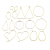 DIY Brass Earring Jewerly Making Findings Kits KK-XCP0001-77-1