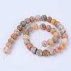 Natural Crazy Lace Agate Beads Strands X-G-Q462-8mm-12-2