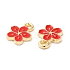 Alloy Enamel Charms ENAM-C005-34G-04-3