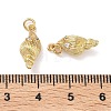 Brass Micro Pave Cubic Zirconia Pendants KK-A291-11I-G-3