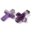 Natural Amethyst Pendants G-B122-02J-2
