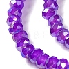 Baking Electroplate Glass Beads Strands LS-DGLA-A039-J4mm-B05-3