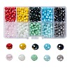 10 Colors Electroplate Glass Beads EGLA-X0006-01E-6mm-1