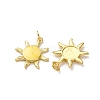 Brass Enamel Pendants FIND-I055-01G-02-2