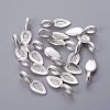 Tibetan Style Alloy Glun-on Flat Pad Bails for Pendants Making LS-TIBEP-3348-AS-RS-2