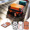 6Pcs Soccer Basketball Baseball PU Leather Luggage Tags with Metal Loops AJEW-GA0011-21-4