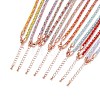 3.5MM Round Nylon Cotton Cord Necklace Making NJEW-C106-03RG-1
