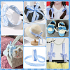 Polyester Tartan Ribbon OCOR-WH0082-574D-03-5