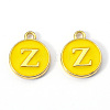 Golden Plated Alloy Enamel Charms LS-ENAM-S118-09Z-2
