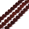 Natural Carnelian Beads Strands G-NH0011-G03-01-1