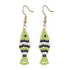 Handmade Glass Seed Beads Dangle Earrings EJEW-MZ00712-5