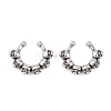 316 Stainless Steel Hoop Nose Rings AJEW-C044-05E-AS-4
