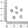 Tarnish Resistant Round 316 Surgical Stainless Steel Spacer Beads STAS-N032-02-4mm-4