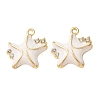 Alloy Enamel Pendants RB-CBAC8D9-03G-03-1